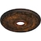 Ekena Millwork Apollo Ceiling Medallion (Fits Canopies up to 5 5/8"), 16 1/2"OD x 3 5/8"ID x 1 1/8"P, Rust CM16APRUS - alternate 3
